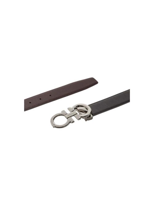 CINTURA REVERSIBILE E REGOLABILE GANCINI FERRAGAMO | 686671014